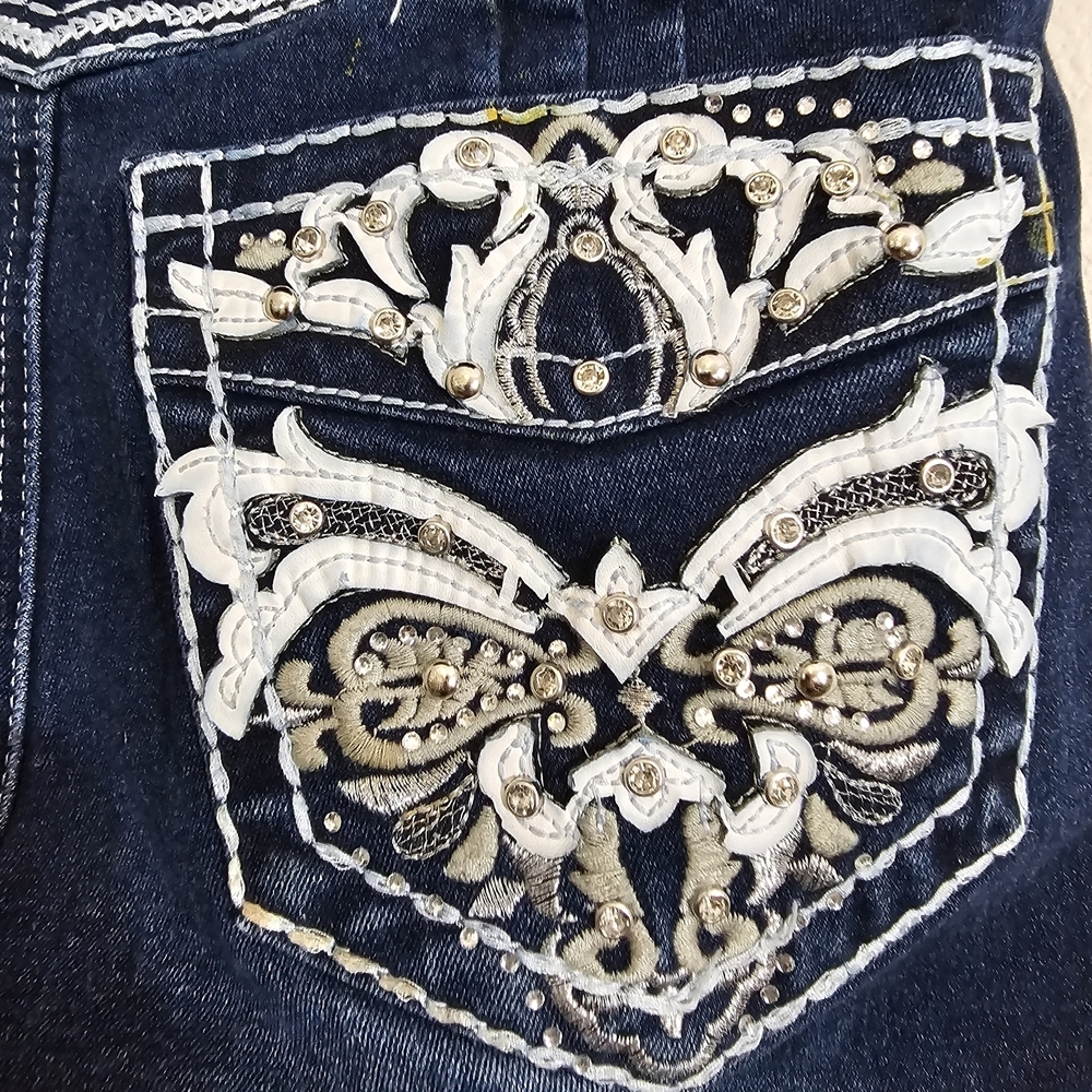 Angel Women's Deep Indigo Boot Cut Jeans - Picture 5 of 9
